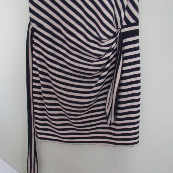 GUESS Blue/White Striped, Sleeveless Dress with tie Size 12 - Picture 5 of 9